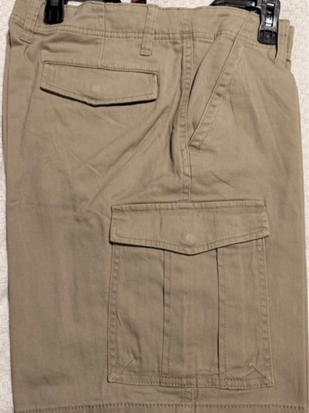 George Men's Tan Cargo Shorts with Multi-Pocket Utility